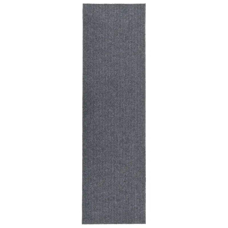 Moderne tapijtloper voor binnengebruik met duurzame materialen - Grijs / 100 x 400 cm - Vloerkleden