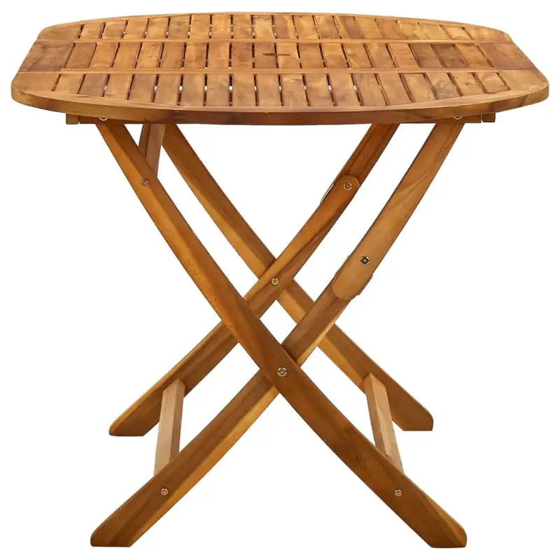 Moderne tuin eettafel van massief acaciahout voor een luxe sfeer - Tuintafels