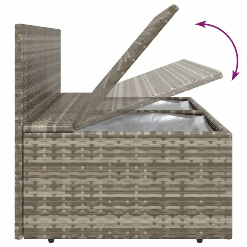 Moderne tuin loungebank met waterdichte zak van poly rattan - Loungebanken