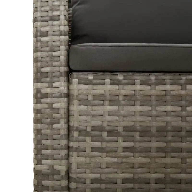 Moderne tuinset met poly rattan en comfortabele afmetingen zitting - Tuinsets