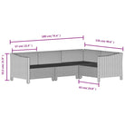 Moderne tuinset met poly rattan en comfortabele armleuning links - Tuinsets
