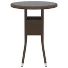 Moderne tuinset met poly rattan en gehard glas voor duurzaamheid - Tuinsets