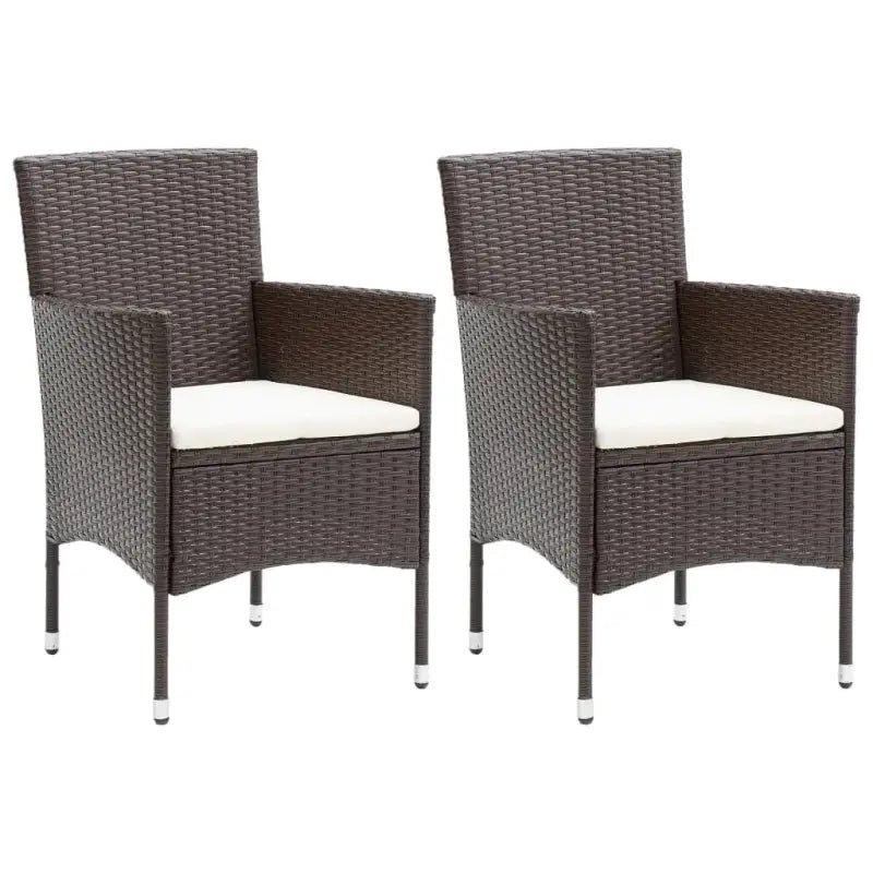Moderne tuinset met poly rattan en gehard glas voor duurzame ontspanning - Tuinsets