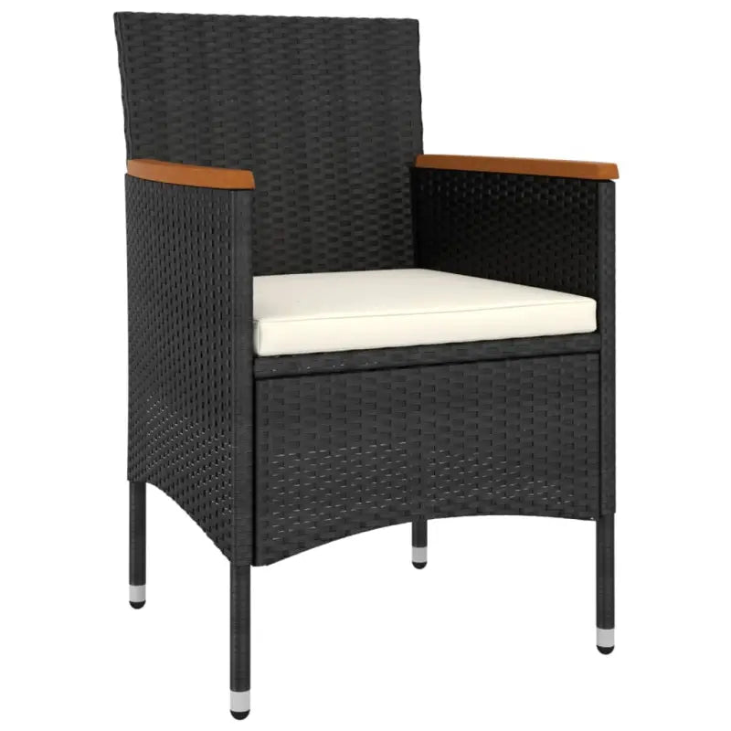 Moderne tuinset met poly rattan en gehard glas voor elke plek - Tuinsets