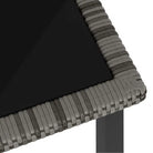 Moderne tuinset met poly rattan en gepoedercoat staal - Tuinsets