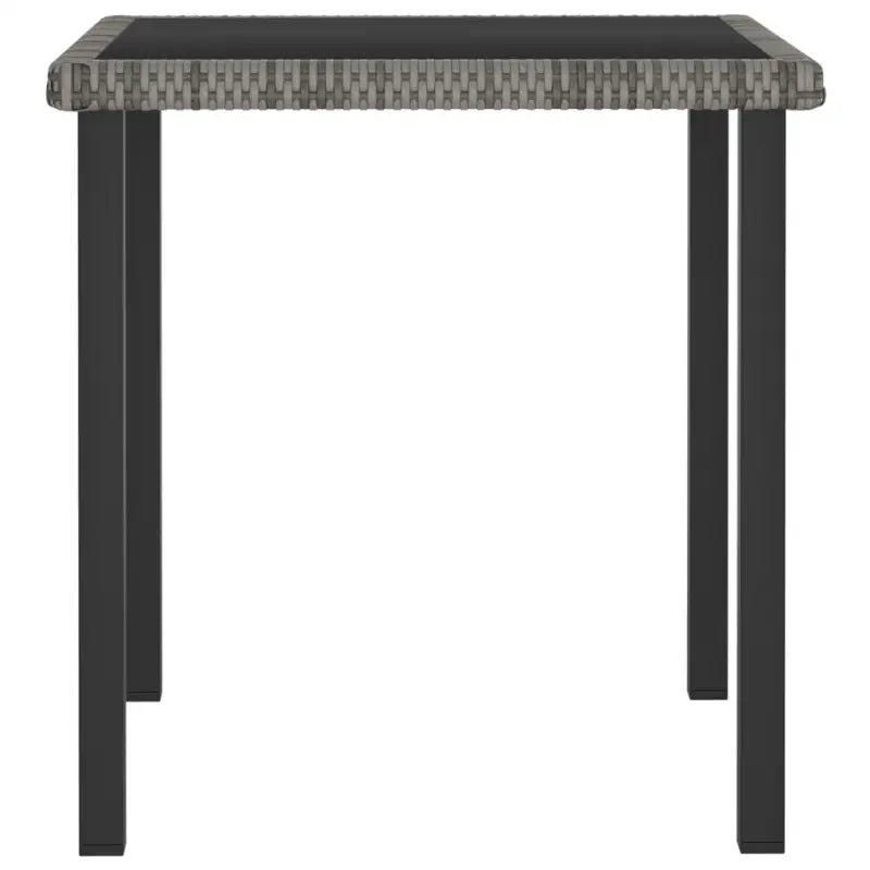 Moderne tuinset met poly rattan en gepoedercoat staal - Tuinsets