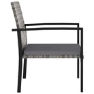 Moderne tuinset met poly rattan en gepoedercoat staal - Tuinsets