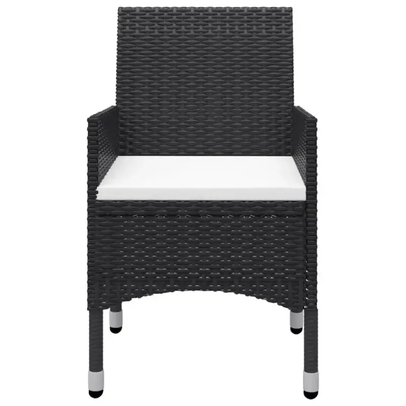 Moderne tuinset met poly rattan en massief acaciahout voor comfort - Tuinsets