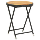Moderne tuinset met poly rattan en massief acaciahout voor comfort - Tuinsets