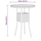 Moderne tuinset met poly rattan en massief acaciahout voor elke buitenruimte - Tuinsets