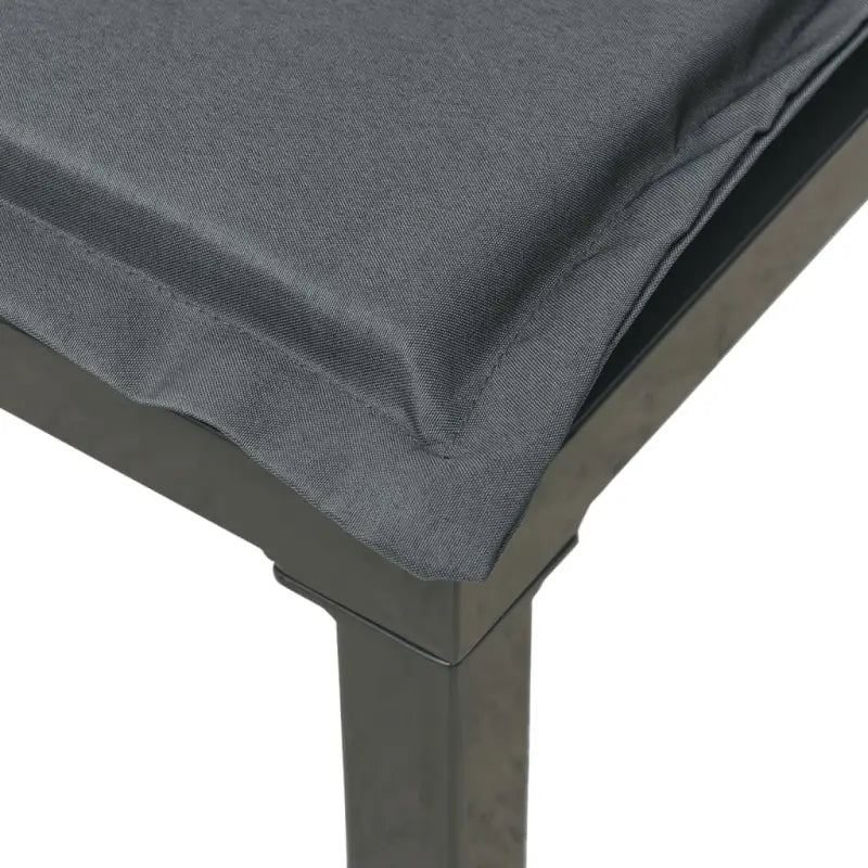 Moderne tuinset met poly rattan en zwart materiaal - Tuinsets