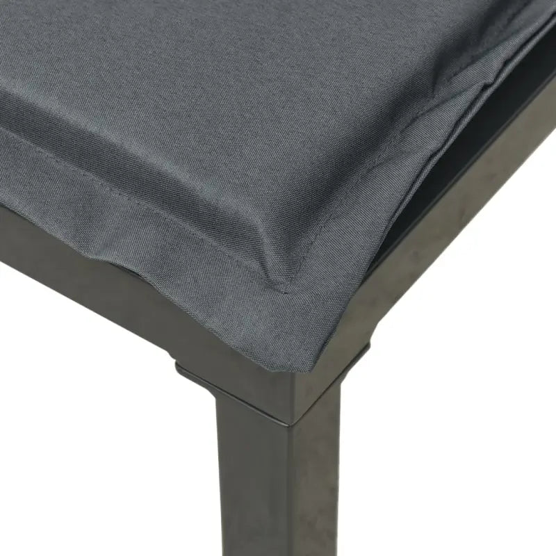 Moderne tuinset met poly rattan en zwart materiaal voor comfortabele ontspanning - Tuinsets