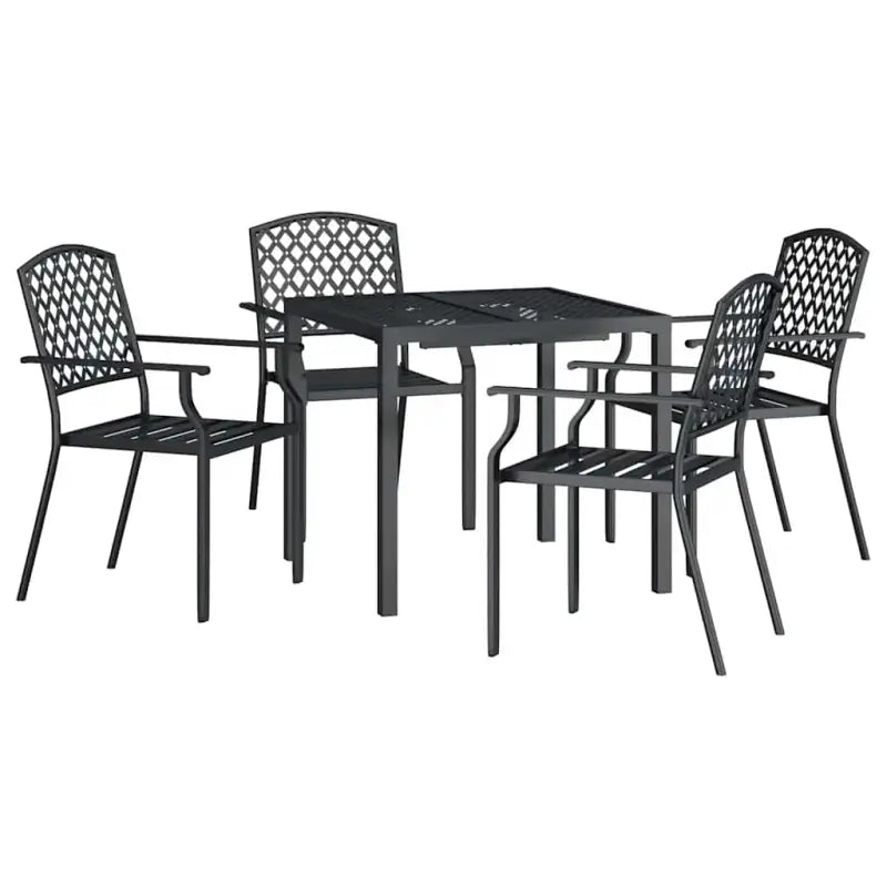 Moderne tuinset met stabiel frame voor comfortabel buiten ontspannen - Tuinsets