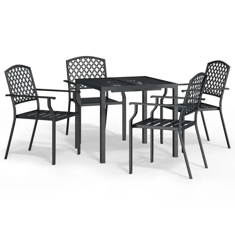 Moderne tuinset met stabiel frame voor comfortabel buiten ontspannen - Tuinsets