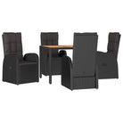 Moderne tuinset met weerbestendig poly rattan voor buitenplezier - Tuinsets