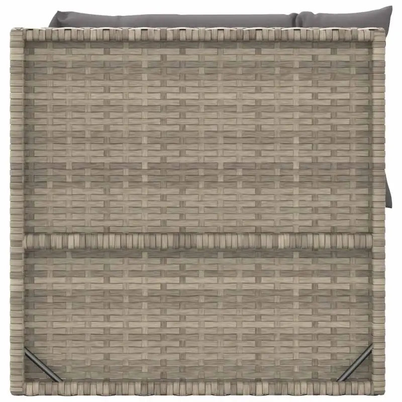 Moderne tuinset van poly rattan met comfortabele afmetingen zitting - Tuinsets