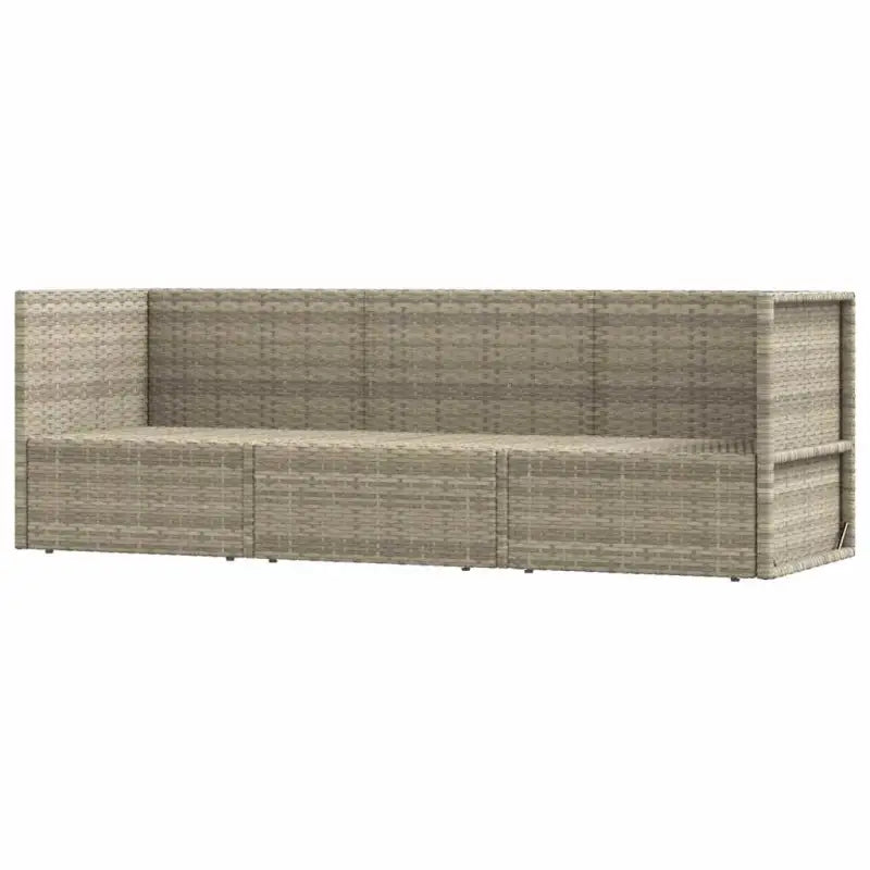 Moderne tuinset van poly rattan met comfortabele afmetingen zitting - Tuinsets