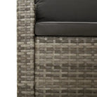 Moderne tuinset van poly rattan met comfortabele zitkussens - Tuinsets