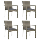 Moderne tuinset van poly rattan met gehard glas en eenvoudig schoonmaken - Tuinsets