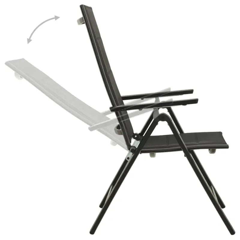 Moderne Tuinset voor Relaxen en Dineren met Aluminium Frame - Tuinsets