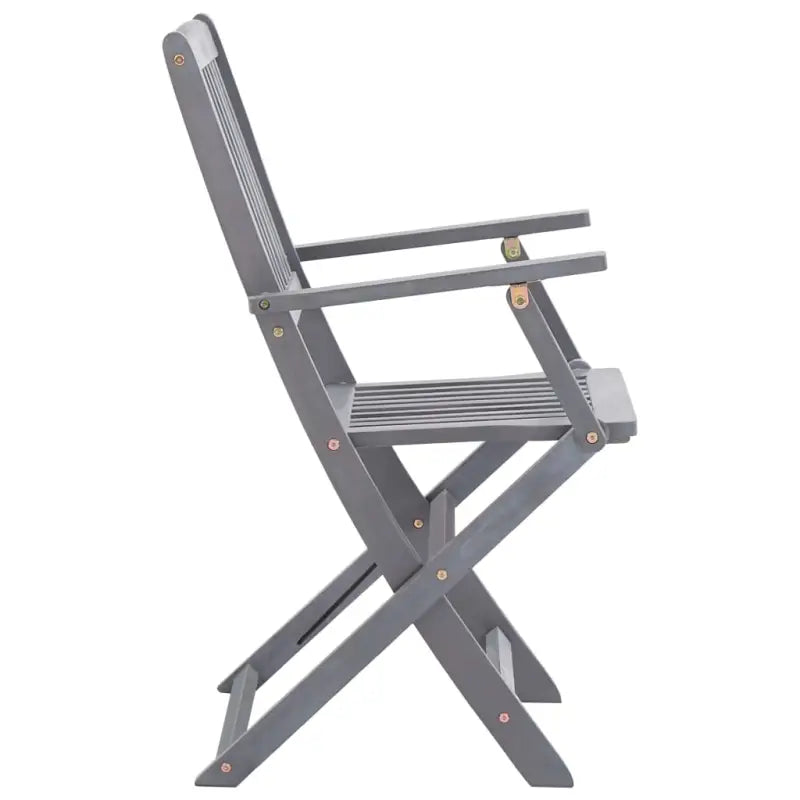 Moderne tuinstoelen van massief acaciahout voor buitengebruik - Tuinstoelen
