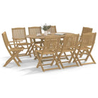 Moderne tuinstoelen van massief acaciahout voor buitengebruik - Lichtbruin / 8 / Met armleuning - Tuinstoelen