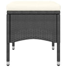 Moderne tuintafel met poly rattan en gehard glas voor buitengebruik - Tuinsets