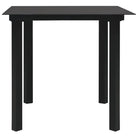 Moderne Tuintafel met Stalen Frame voor Tuin en Eetkamer - 80 x 80 x 74 cm / 1 - Tuintafels