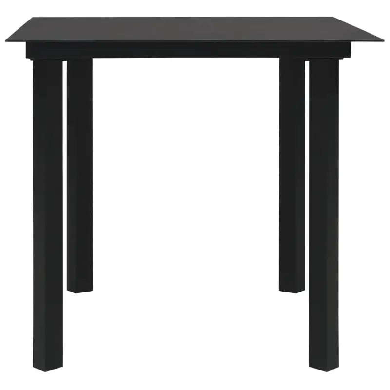Moderne Tuintafel met Stalen Frame voor Tuin en Eetkamer - 80 x 80 x 74 cm / 1 - Tuintafels