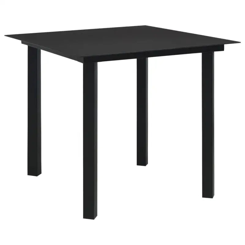 Moderne Tuintafel met Stalen Frame voor Tuin en Eetkamer - 80 x 80 x 74 cm / 1 - Tuintafels