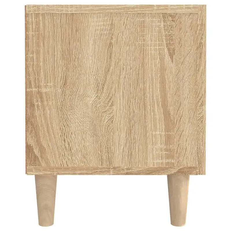 Moderne tv-meubel met bewerkt hout en houten poten voor strak interieur - Tv-meubels