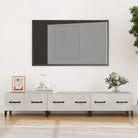 Moderne tv-meubel van bewerkt hout voor in je woonkamer - Betongrijs / 1 - Tv-meubels