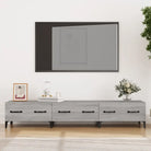 Moderne tv-meubel van bewerkt hout voor in je woonkamer - Grijs sonoma / 1 - Tv-meubels