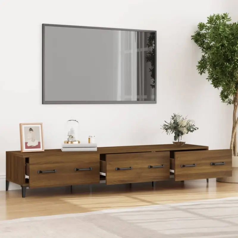 Moderne tv-meubel van bewerkt hout voor in je woonkamer - Tv-meubels