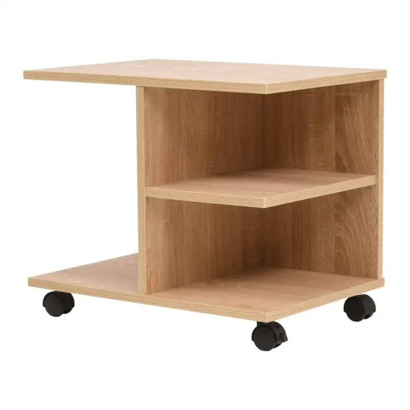 Moderne verrijdbare plankenkast voor studeerkamers en kantoren - Eiken / 1 - Boekenkasten