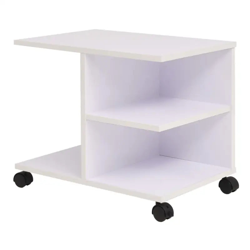 Moderne verrijdbare plankenkast voor studeerkamers en kantoren - Wit / 1 - Boekenkasten