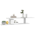 Moderne wandplank van bewerkt hout voor tv en accessoires - Wandplanken
