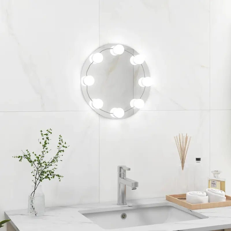 Moderne wandspiegel met LED-verlichting voor slaapkamer en woonkamer - Spiegels