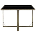 Moderne weersbestendige tuintafel in PE-rattan - Tuintafels