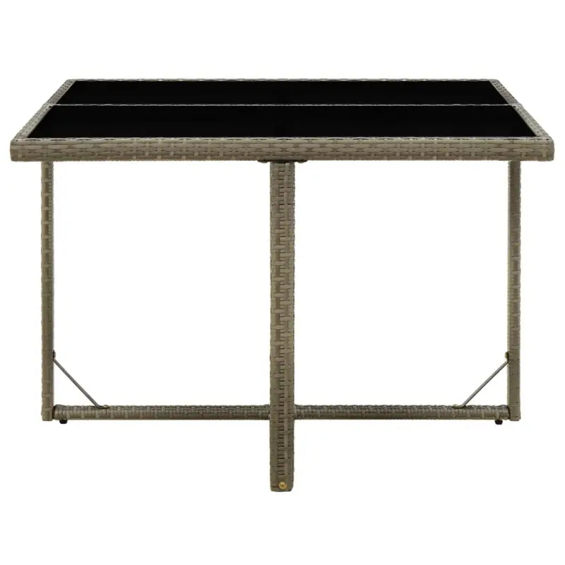 Moderne weersbestendige tuintafel in PE-rattan - Tuintafels