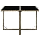 Moderne weersbestendige tuintafel in PE-rattan - Tuintafels