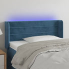 Moderno LED Hoofdbord en Voetbord voor Elke Slaapkamer - Donkerblauw / 103 x 16 x 78/88 cm / 1 - Hoofdborden