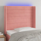 Moderno LED Hoofdbord en Voetbord voor Elke Slaapkamer - Roze / 103 x 16 x 118/128 cm / 1 - Hoofdborden en voetborden