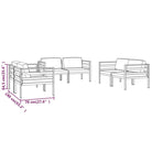 Modulair design loungeset voor stijl en comfort in de tuin - Tuinsets