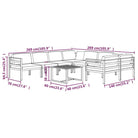 Modulair design tuinset van aluminium voor stijl en comfort - Tuinsets