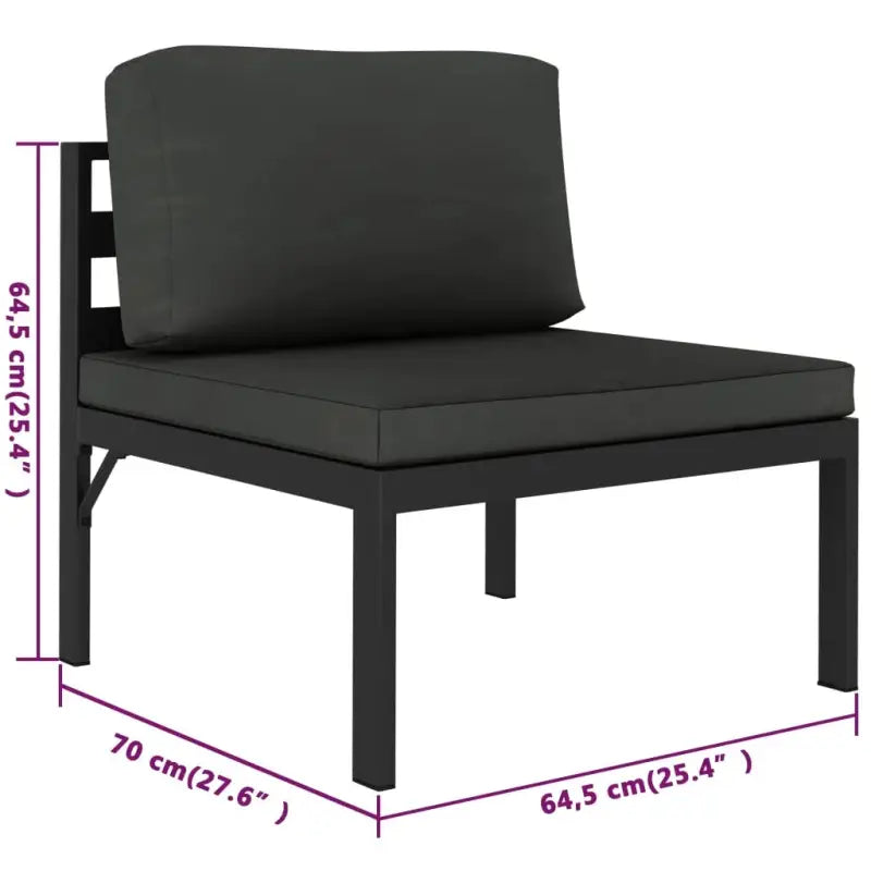 Modulair design tuinset van aluminium voor stijl en comfort - Tuinsets