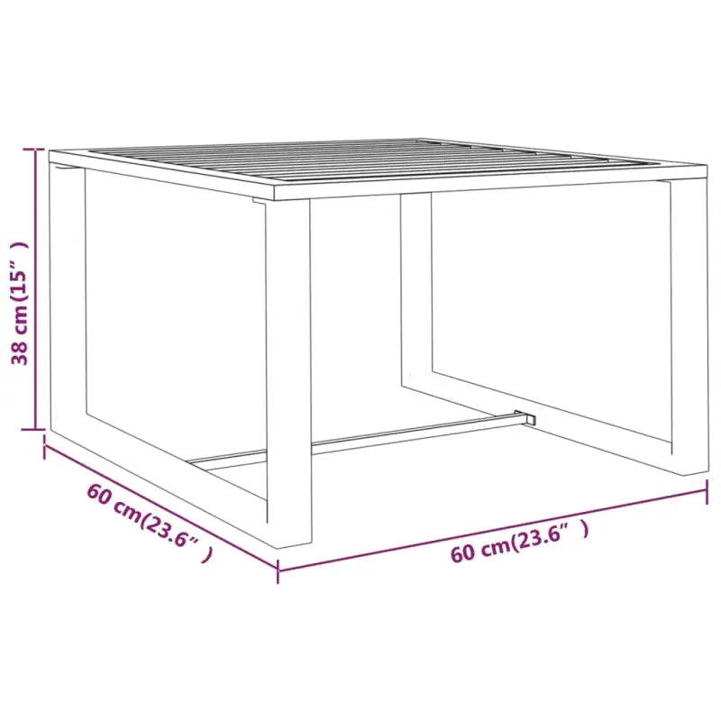 Modulair design tuinset van aluminium voor stijl en comfort - Tuinsets