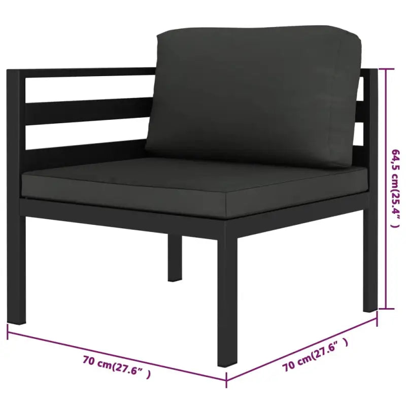 Modulair design tuinset van aluminium voor stijl en comfort - Tuinsets