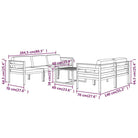 Modulair design tuintafelset voor comfortabel en stijlvolle ontspanning - Tuinsets