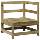 Modulair loungeset van geïmpregneerd grenenhout voor in de tuin - Tuinsets